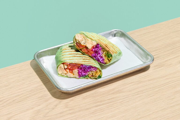 Hercules — Chicken Breast, Spinach, Purple Cabbage, Pico de Gallo, Croutons, Parmesan Cheese, Caesar Dressing
