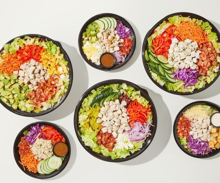 Salad Platter with an assortment of salads